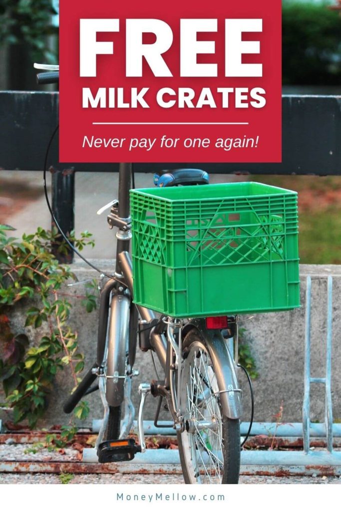 How to find free milk crates Free milk crates